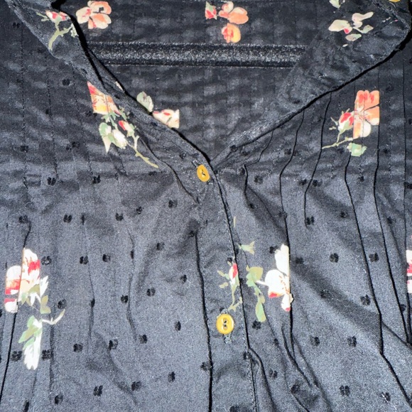 Ulla Johnson Black Floral Blouse - Picture 6 of 9